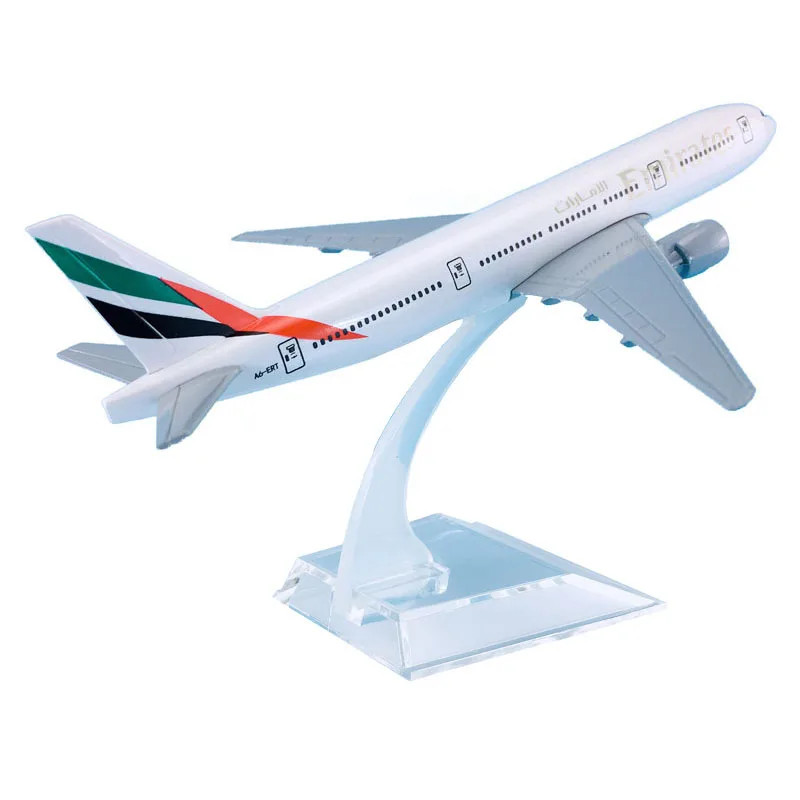 1/400 модель самолета из сплава 777 200 16 см