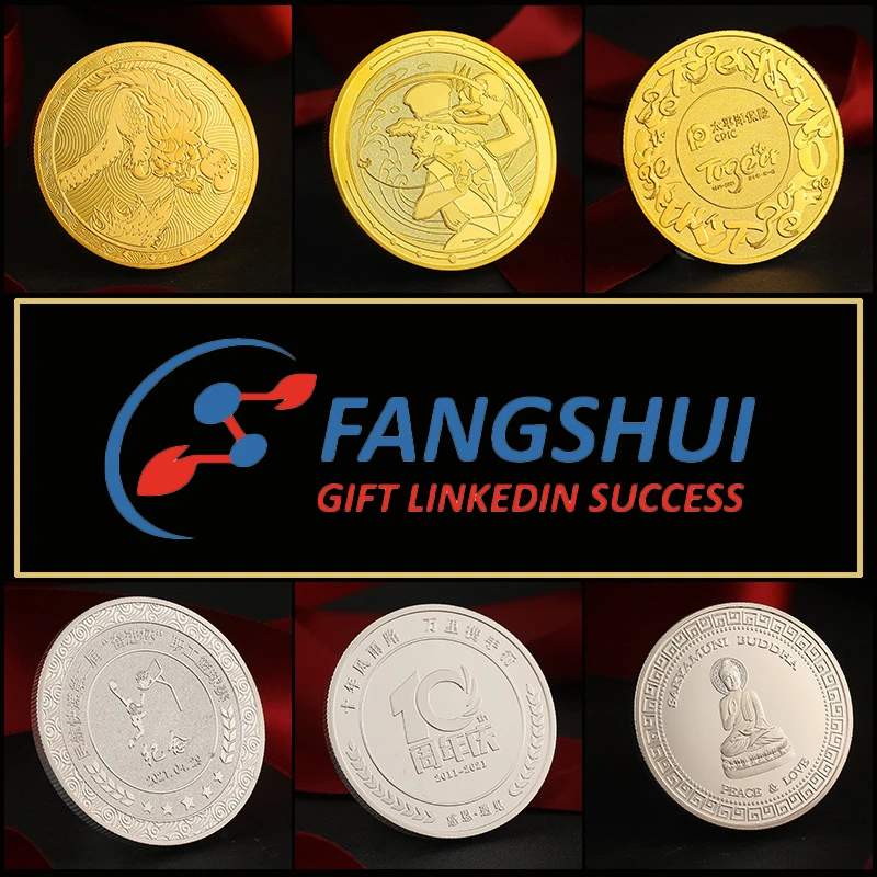 Manufacturer Custom Souvenir Gold Silver Copper Bronze Enamel Zinc Alloy 3D Metal Commemorative Challenge Coin