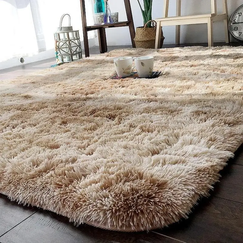 2023 Hot selling Living room Bedsied fluffy shaggy carpet and rugs floor mat fluffy carpets for bedrooms shaggy rug