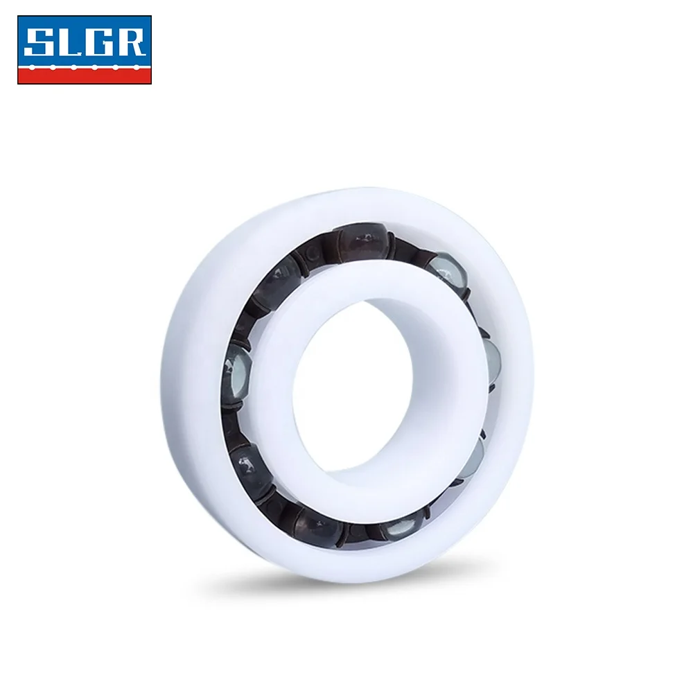 SLGR-BRAH011 6204 Plastic Nylon Bearing PA6 POM Deep Groove Ball Bearing Good Wear Resistance