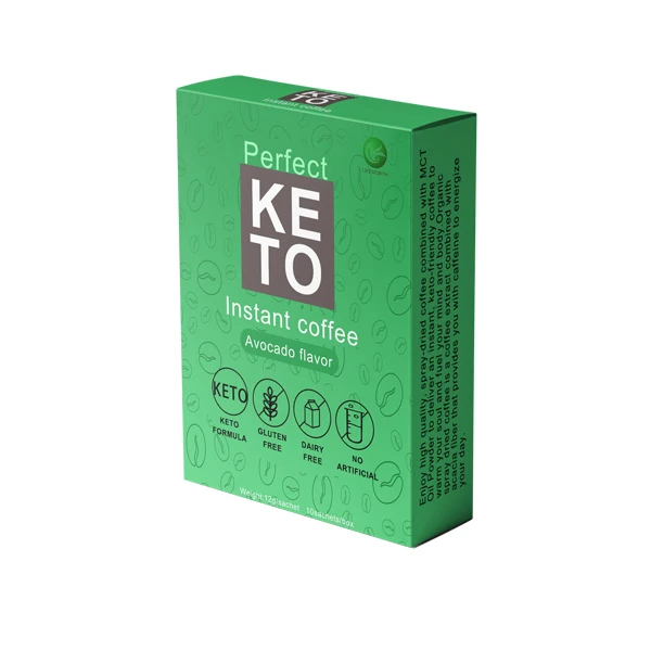 Lifeworth avocado flavor skinny instant keto coffee