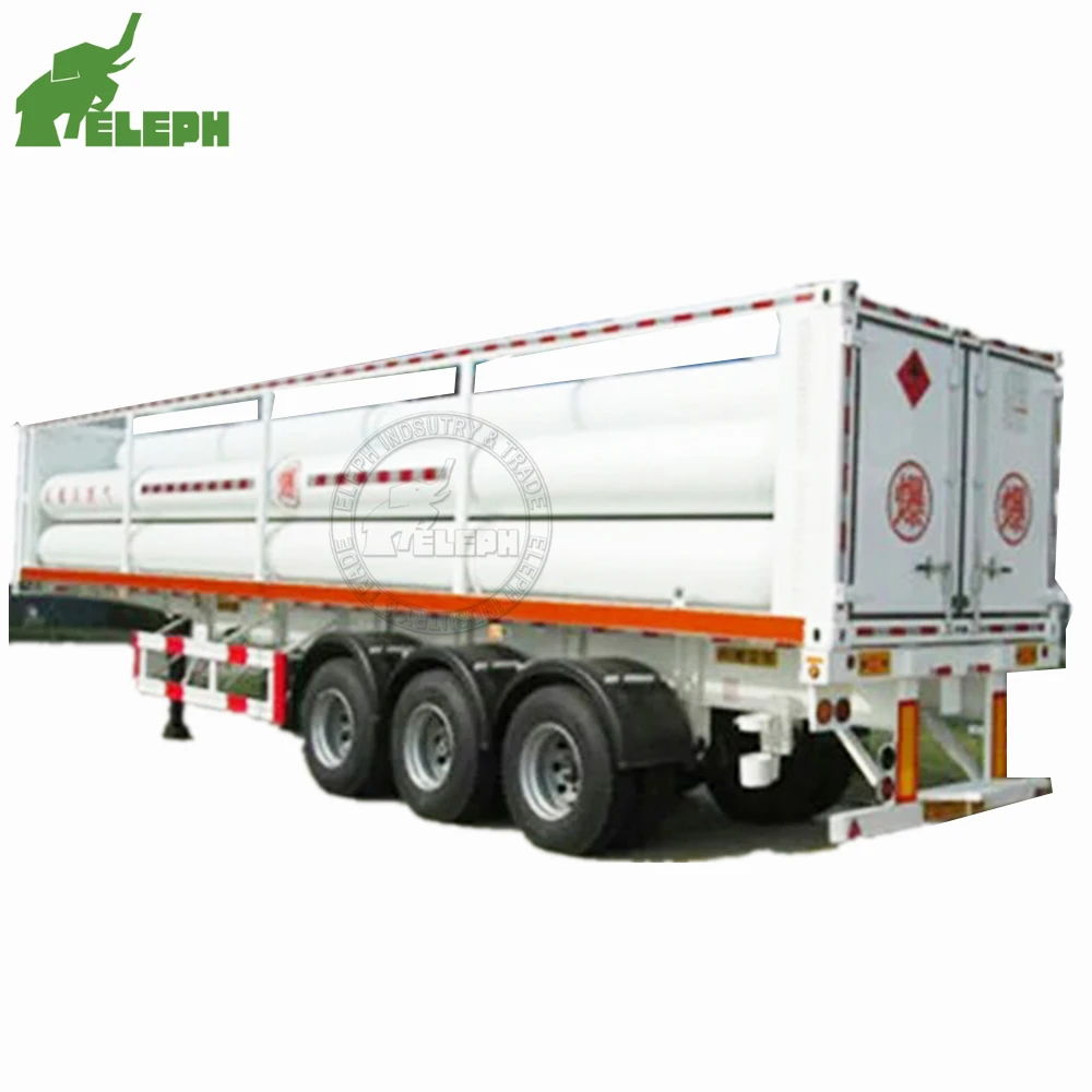 2024 New 2-3 Axles 250 bar Cng tank Cng/lpg/lng Cylinder Tanker for Sale Gas 30l Low Price