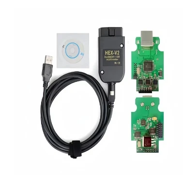 Volkswagen Audi HEX V2 Code Reader V22.10 V23.3 VCDS 5053 AT162+FT232 New Software Version Diagnostic Tools for Cars