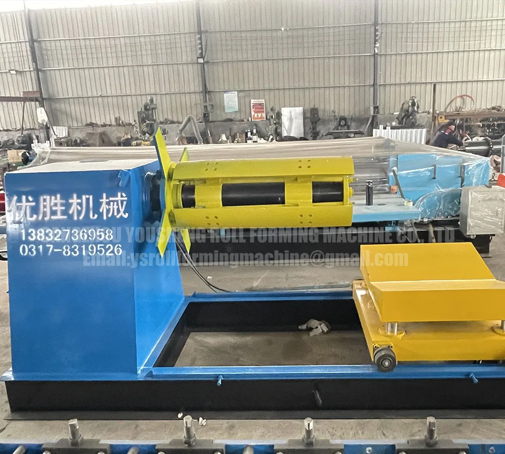 Chinese sale wholesale prices 5 Ton Hydraulic Galvanized Steel Coil Decoiler