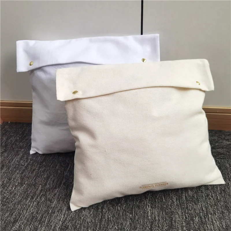 Chuanghua Eco Friendly Garment Dust Bag With Snap Button Cotton Envelope Dust bag Envelope Flap Cotton Envelope Dust Bag