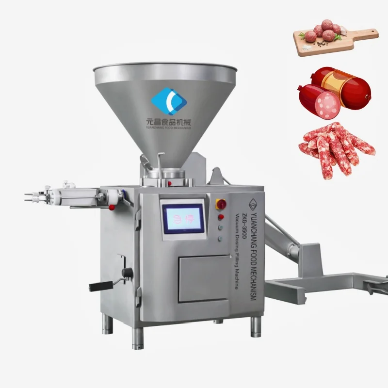 Industrial commercial automatic vacuum sausage maker filler filling making hot dog machine price for sale