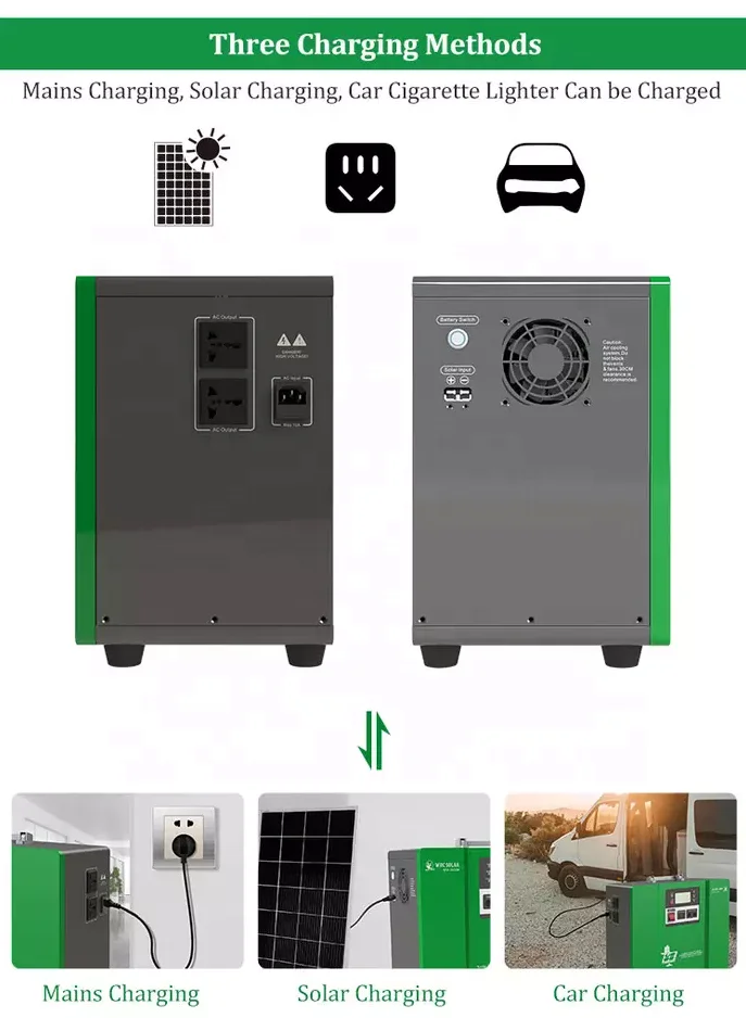 High Efficiency Off Grid 2Kw Solar Power System For Fridge Computer Tv Fan And One Light Stove