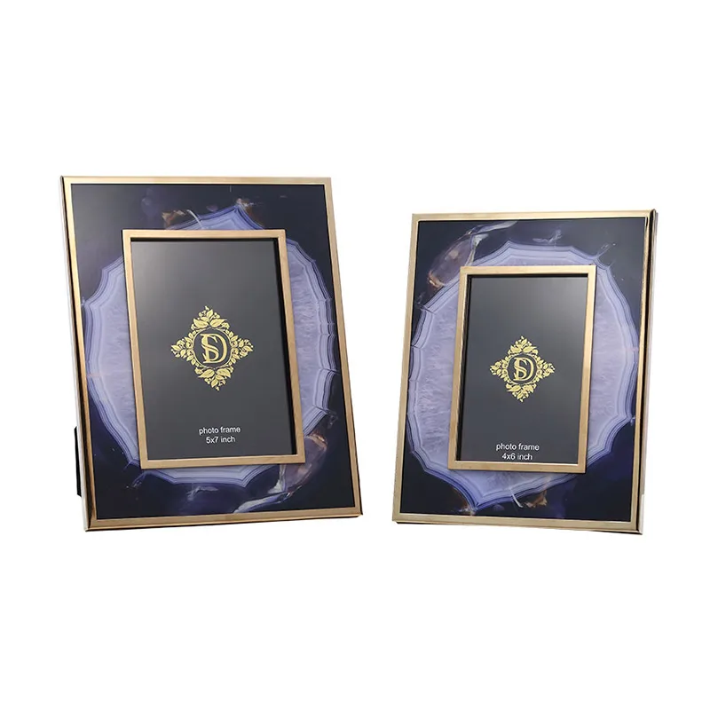 Modern European model room frame for photo 6 inch 7 inch American personality creative combination photo frame set table photo f