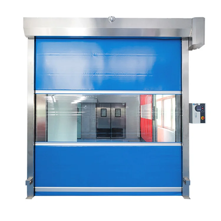 CE Standard Intelligent PVC Curtain High Speed Door for Clean Room