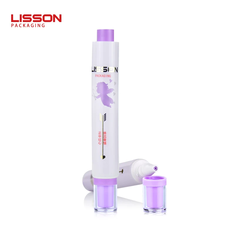 Изготовленные на заказ Пустые пластиковые тубы для крема для рук с двойной камерой 100 мл