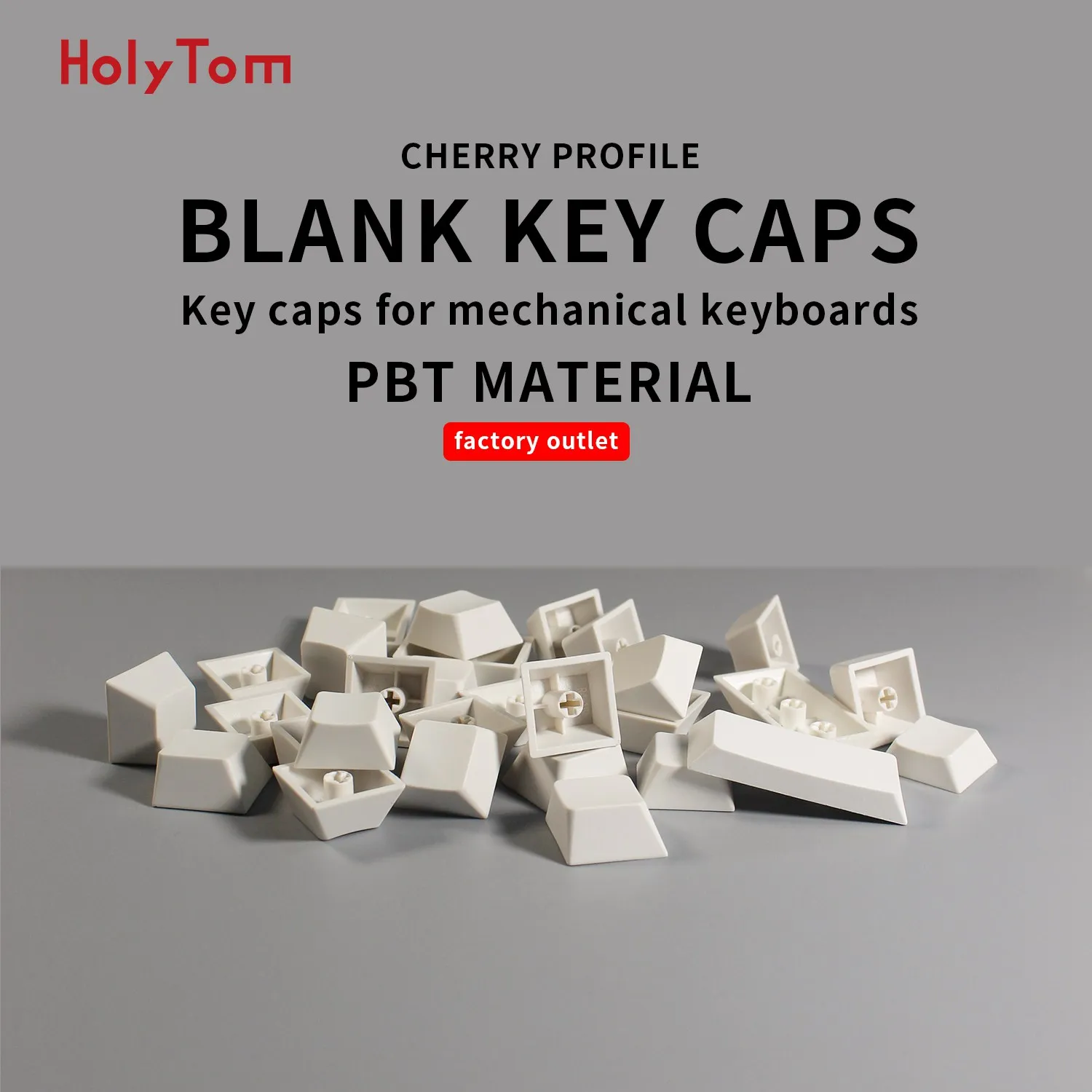 
holytom PBT key cap material customized thermal sublimation key cap production batch production 