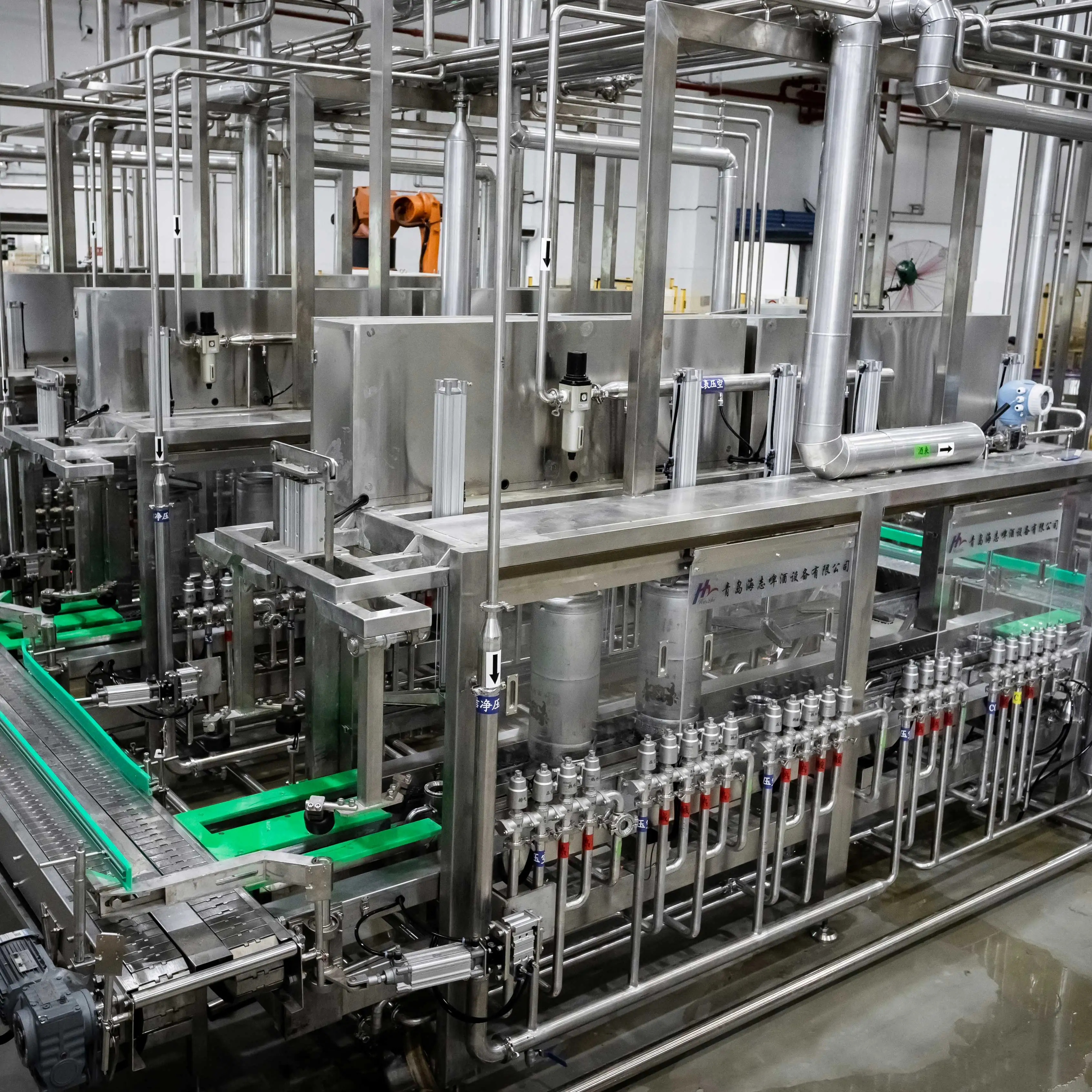 full automatic beer keg washing and filling line