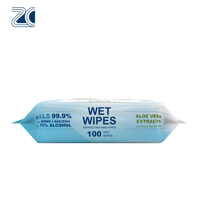 
Wet Wipes Hand Wipes for Travel Home Office Portable Large Size PET Customized Adults Non-woven restaurant wet wipes 