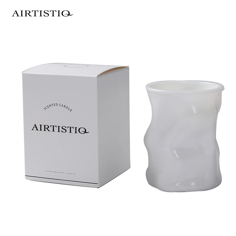 Luxury Glass Jar Aroma Therapy Scented Candles Design Ceramic New Modern Soy Wax for Candle Making Soy Wax China Trade Fragrance