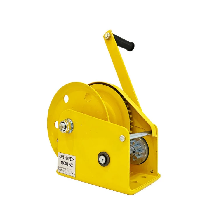 Efficient And Stable belt hand winch light weight Cable Pulling Machine Used for mobile equipment machinery