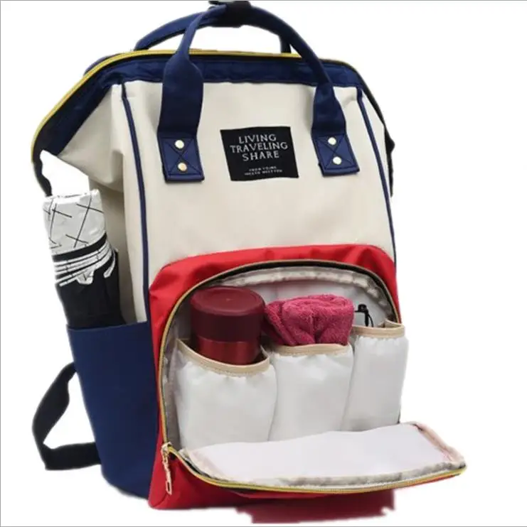 Hot Sale Cheap Nylon Baby Backpack Anti-Thief Diaper Bags Outdoor Women Backpack