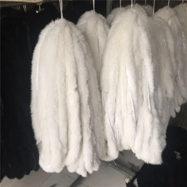 Зимний лисьий воротник Обрезка из натурального меха норки