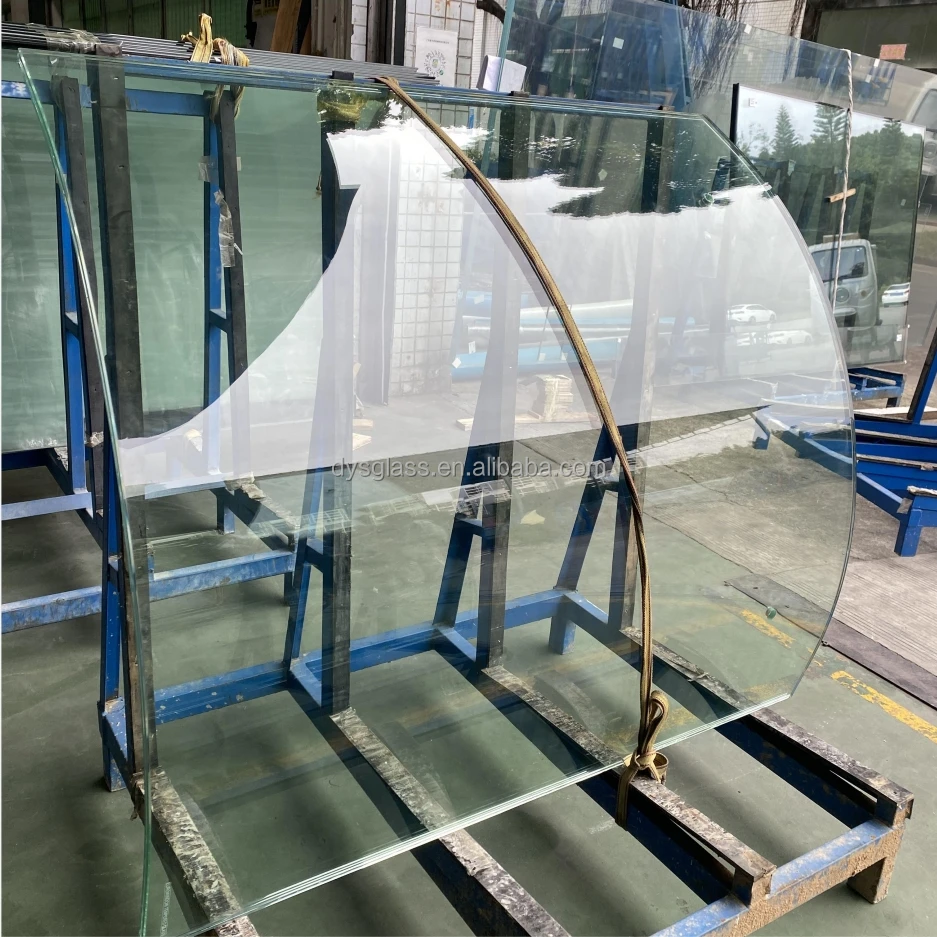 toughened curved glass panels suppliers custom size tempered polish building glass for construction price curved tempered glass