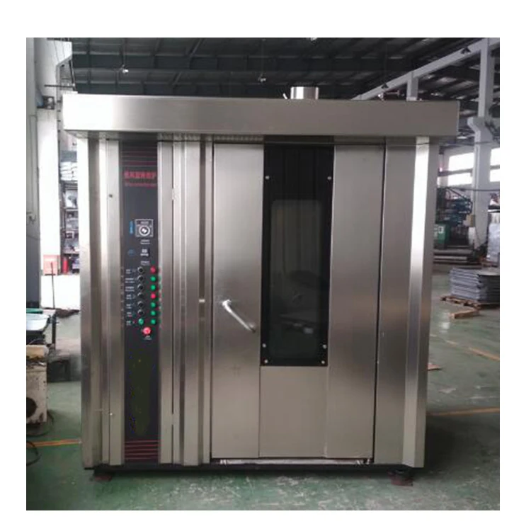 Cookie Biscuit Cake Bread Rotating Baking Rack Oven Bakery 32 64 Trays Electric Diesel Gas Rotary Oven Price