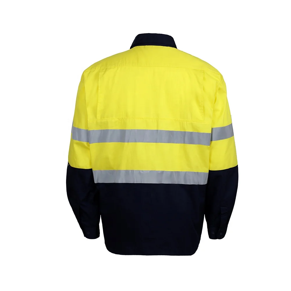  Пользовательские Hivis рубашка хлопок fr рабочая