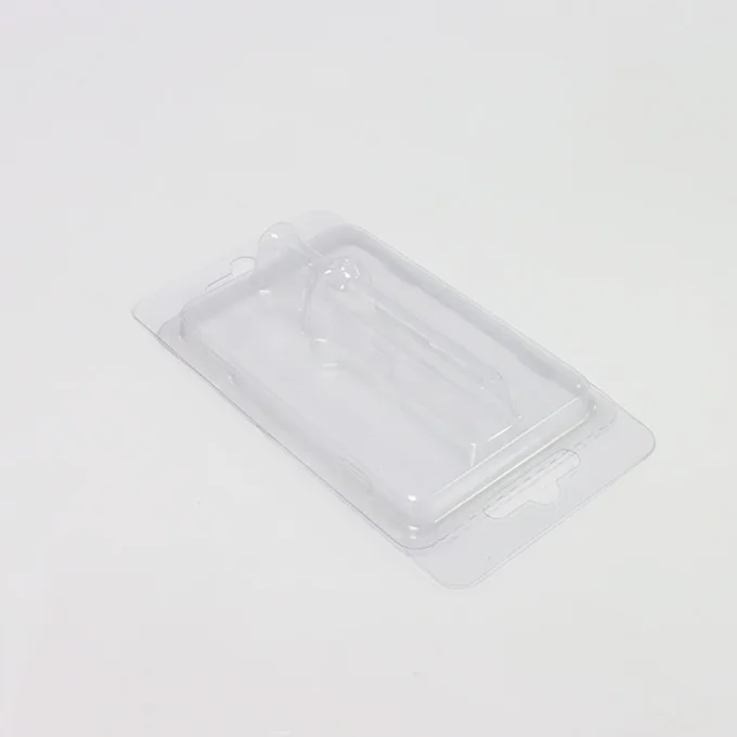 Wax Melt Clamshell Box Clear Blister Tray Packaging Empty Syringe Box 1ml Luer Lock Serum Sryinge Packaging
