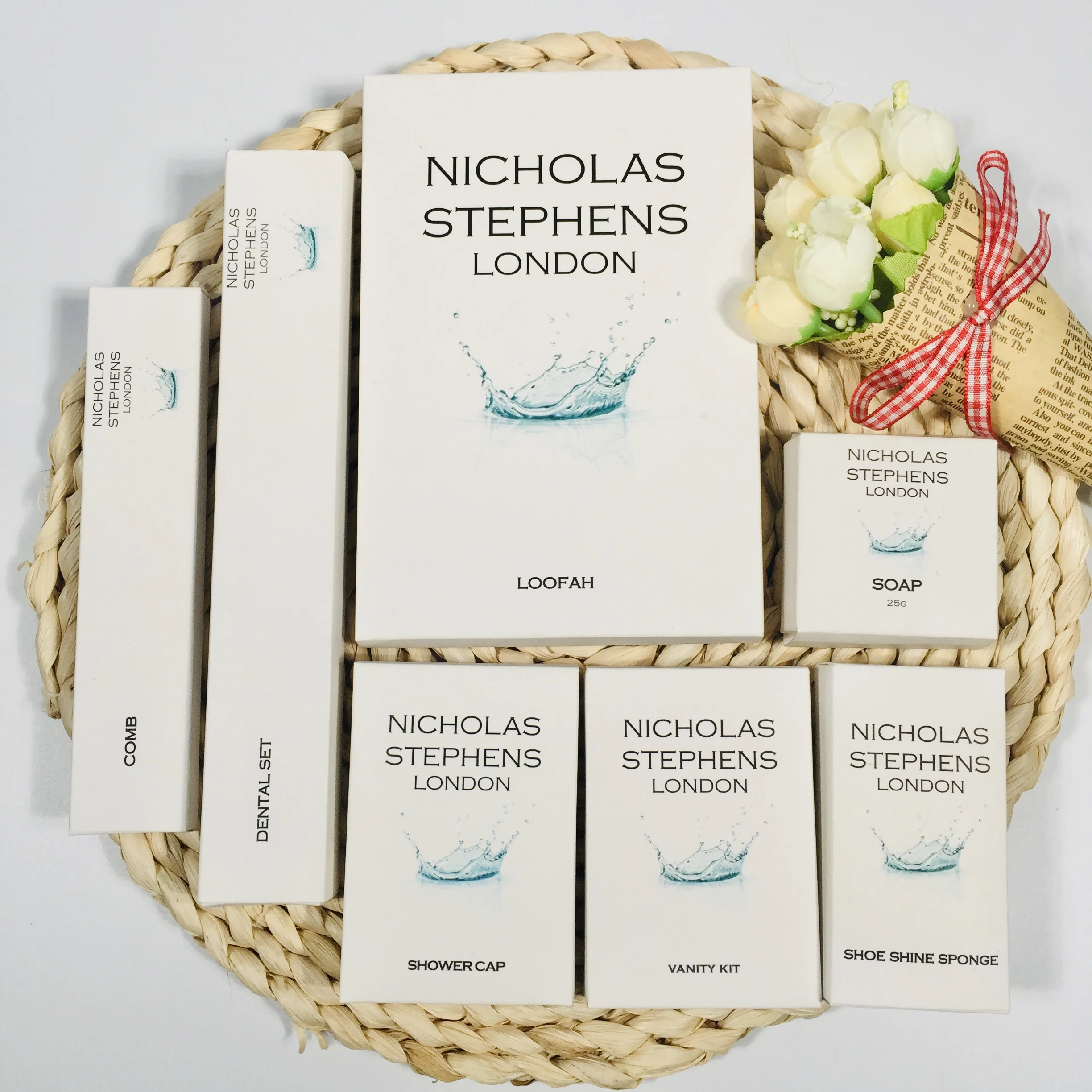 
Luxury Cheap Eco Friendly Hotel Amenities / Hotel Consumable Product / Bathroom Amenities Travel Set 