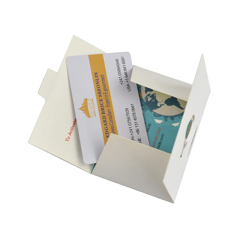 Zuoluo Manufacturers Directly Paper Sim Card Holder with Custom Design