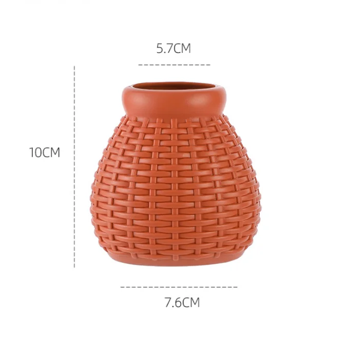 Hot Sale New Design Nordic Style Modern Creative Simplicity Living room Decoration Flower Container Plant Vase Plastic