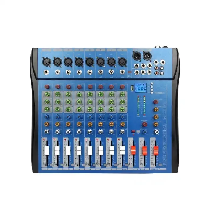 Ct8 8 Pc Player Karaoke Parts Mini Mixer Audio Interface Multi Effects Studio Master  For Keyboards Microphones Mixer