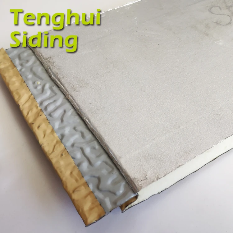 Polyurethane Foam 3d Wall Decorative Panel Making 16mm Prefab Fireproof Sandwich Panels