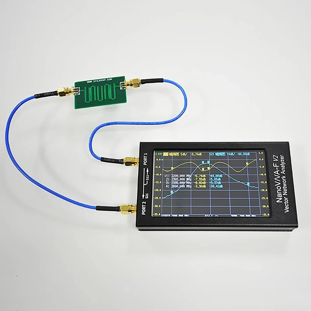 NanoVNA-V2 F 50K-3G 4.3 Inch LCD display Vector Network Analyzer HF VHF UHF 50Khz-3000Mhz Antenna Analyzer