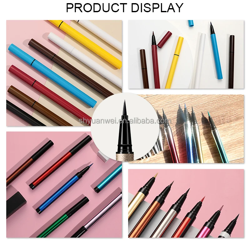 ES72 25 Colors Liquid Glitter Eyeliner Metallic Shimmer Glitter Eye liner Long Lasting Waterproof Water Proof Eyeliner