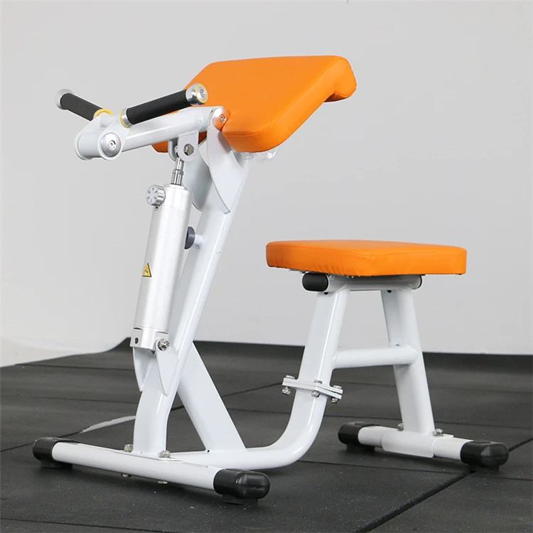 fitness equipment exercise Arm Curl hydraulic Biceps Trainer machine for old people Rehabilitation