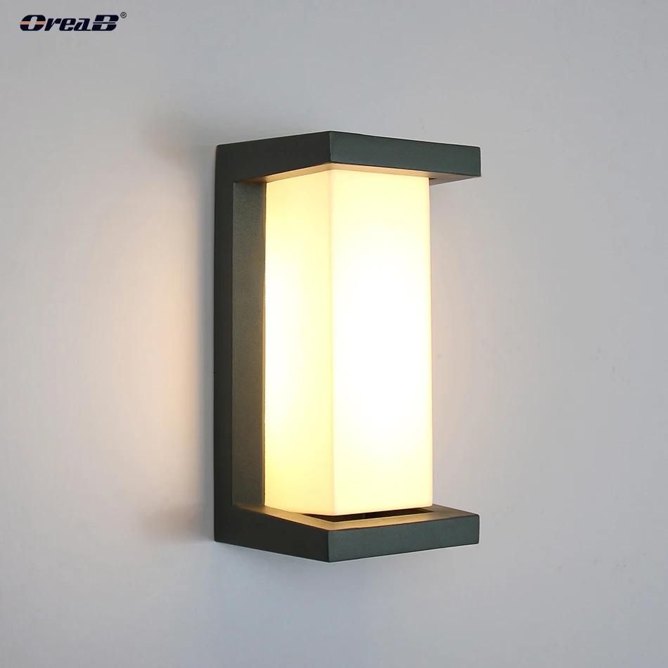  Motion Sensor Dimmable 10w Ip65 Waterproof Exterior Led Outdoor Wall Lamp 800