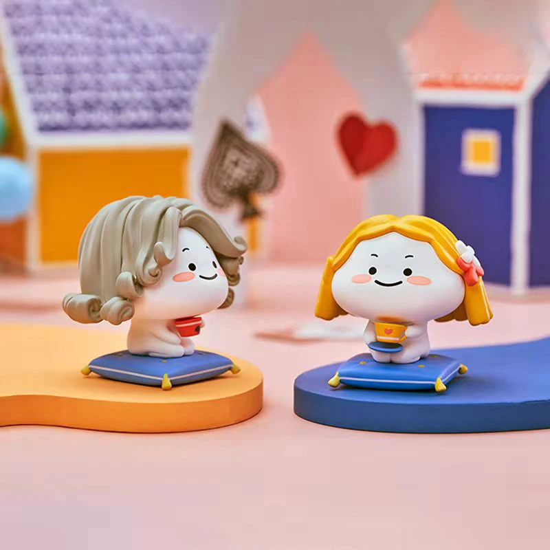 3D Cartoon Japanese Action Movie Character PVC Figures Designer  Unisex Toy with Animal Theme Blind Box