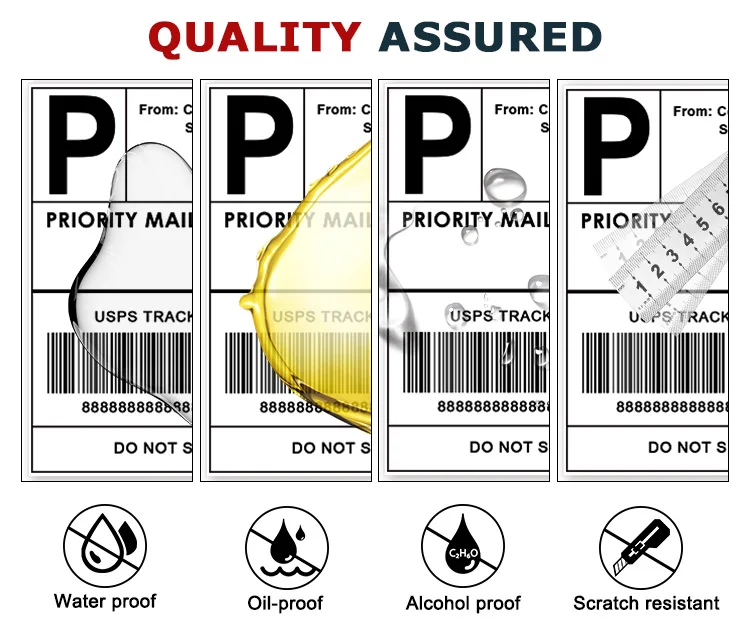 Factory Wholesale 4*6 Labels Thermal Sticker A6 Paper Shipping 4x6 Direct Thermal Label Roll 100 x 150