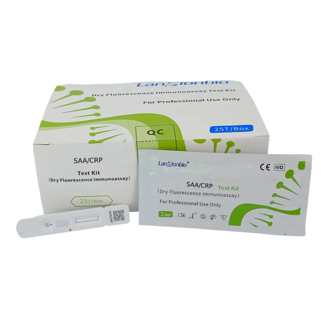 Lansionbio SAA/CRP Rapid Test Strip Quantitative Blood Testing POCT Diagnostic Reagent With CE Marked