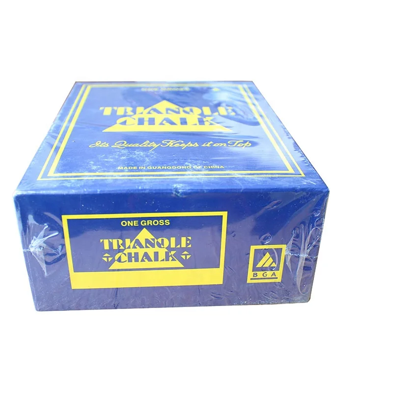144pcs/box blue chalk, high quality Cheap billiard table chalk