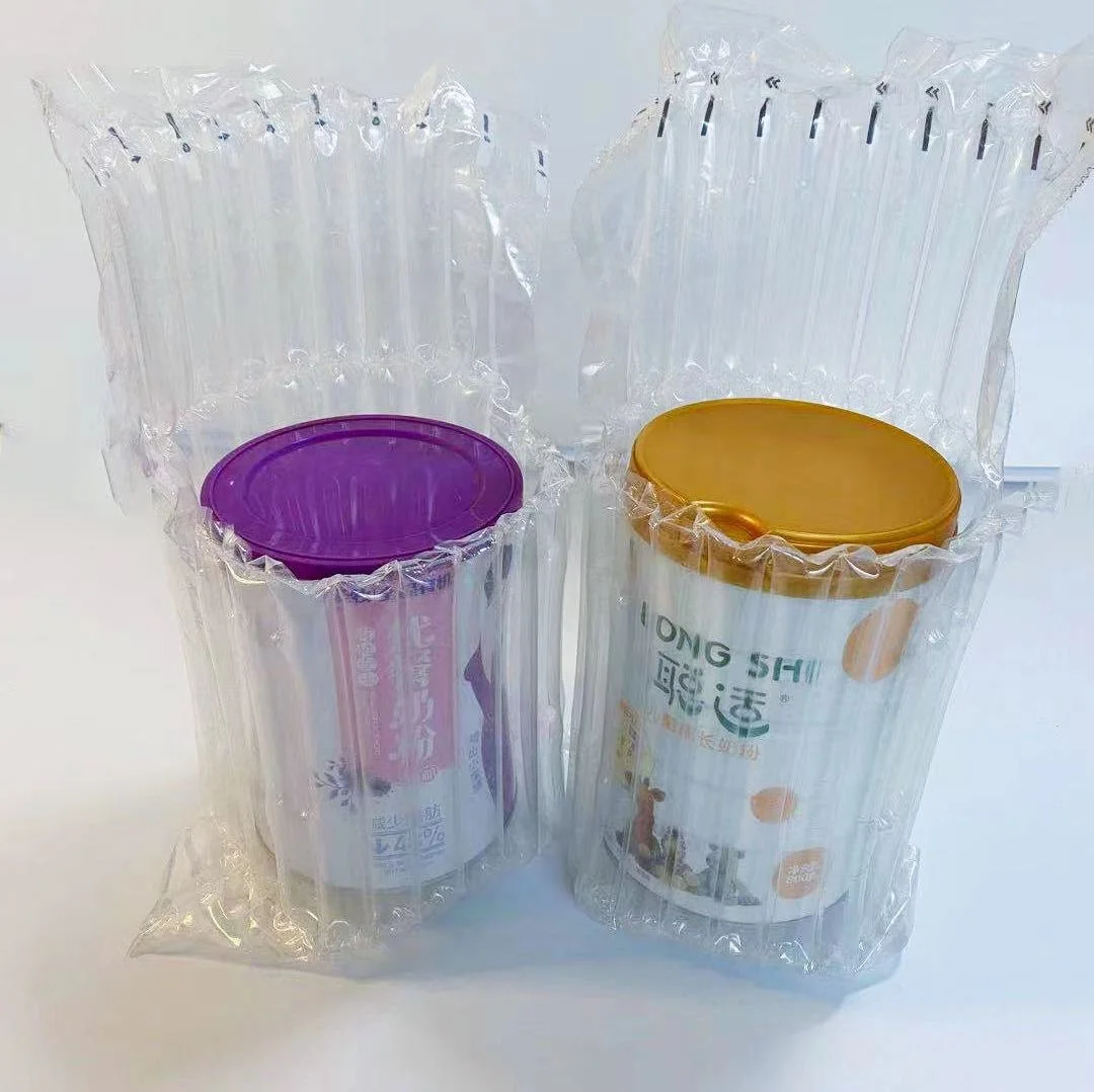 
 Надувные пузырчатые мешочки с прозрачной воздушной подушкой с индивидуальным принтом, защитная упаковка для винной бутылки  