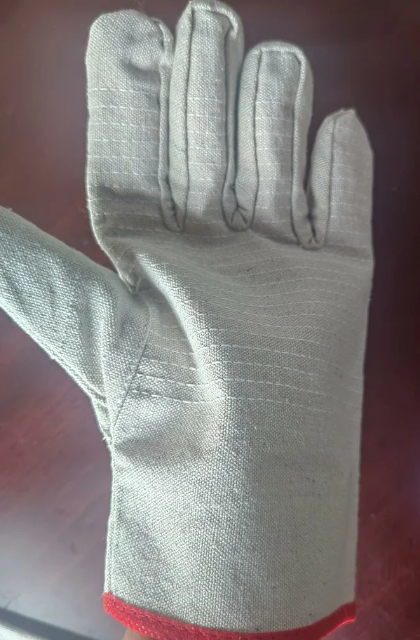 24 Line Canvas Cotton Breathable Gardening Anti-slip Industry Protection Work Safety Canvas Glove