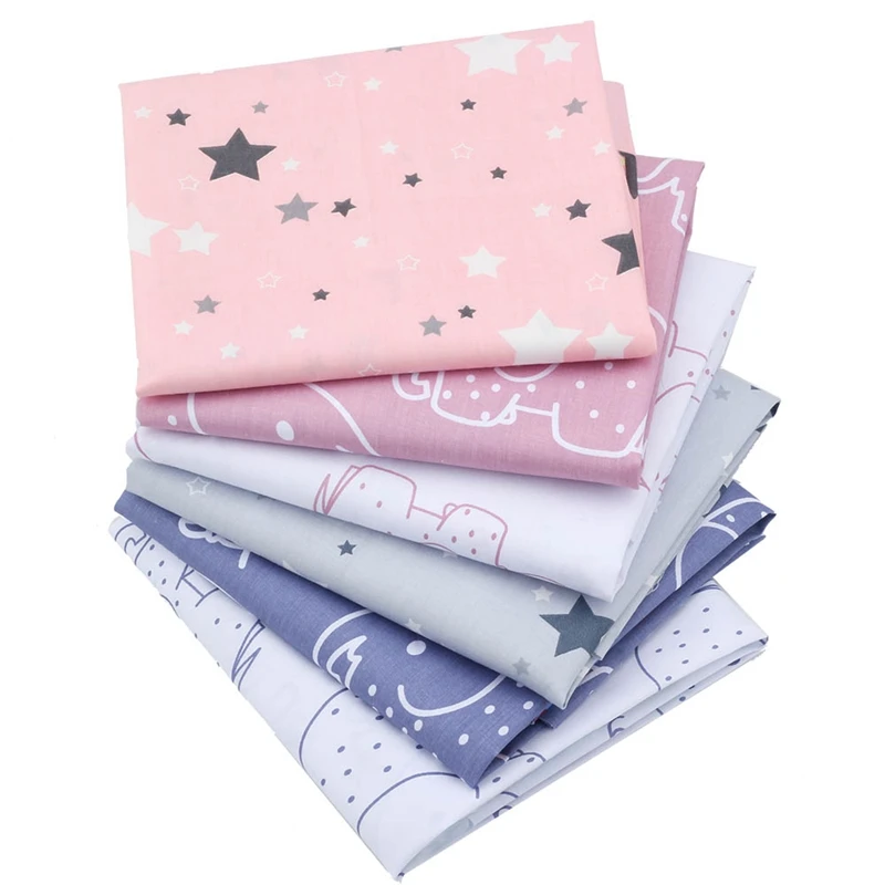 Высококачественное шитье «сделай сам» из 100% хлопка со звездным небом и саржевым переплетением