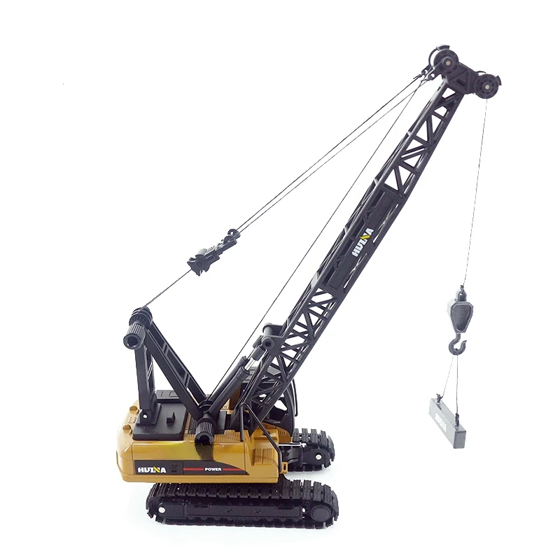 HUINA 1811 1:50 Multi-functional engineering car boy birthday toy ornaments alloy crane model static construction truck series