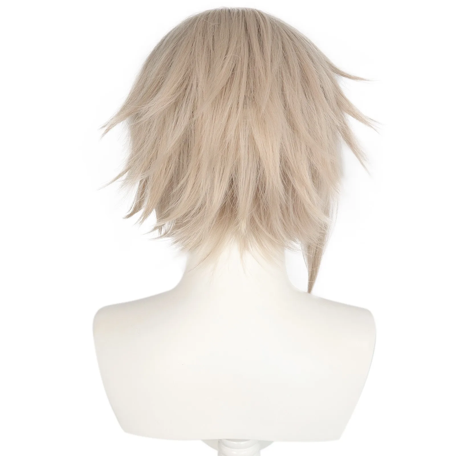 Anogol Bungou Stray Dogs Atsushi Nakajima Linen Grey Cosplay Wig 30cm hot selling wig short hair