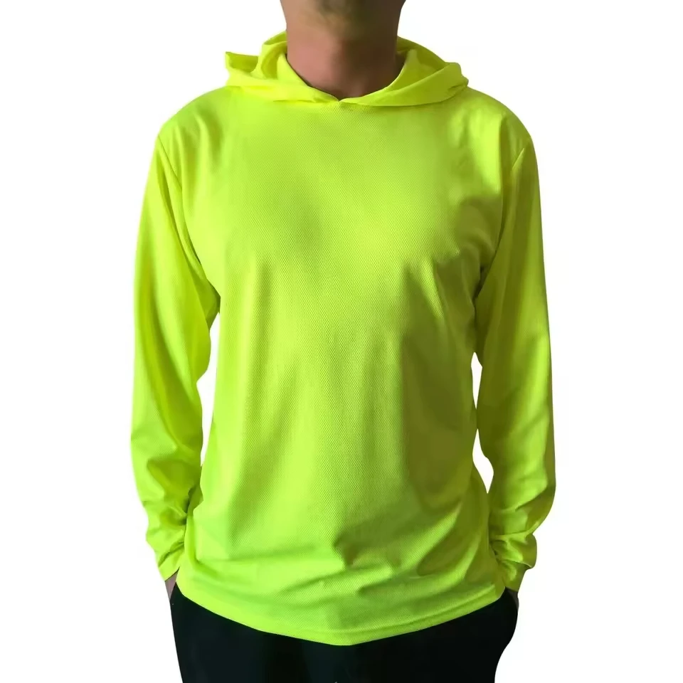 HBC High Visibility Reflective safety jacket Mens Safety Workwear reflective hoodie construction High Visibility Safety Jacket