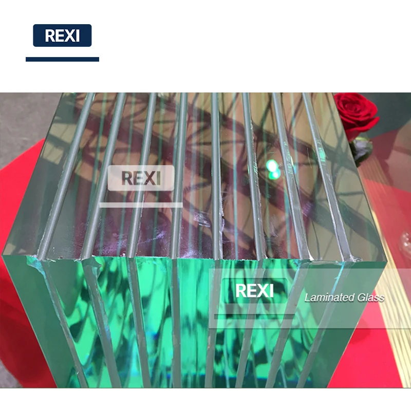 6,38 мм-40,28 мм плоское ламинированное стекло