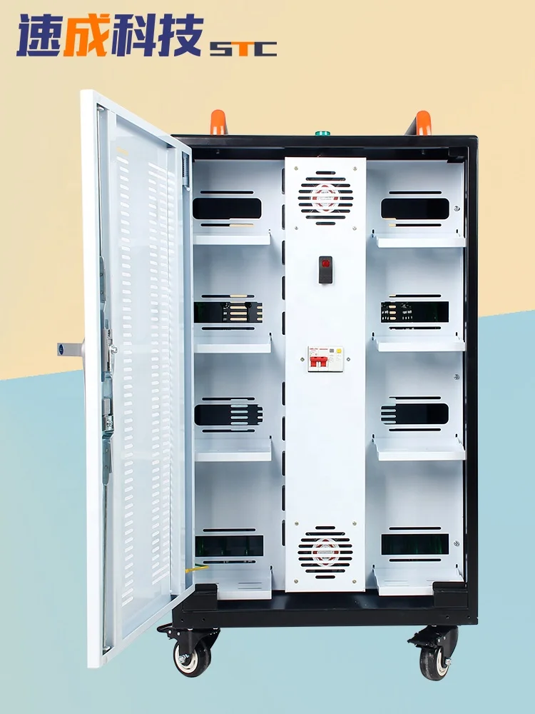 
Chromebook laptop storage and charging cabinet with 20/40/60 ports 