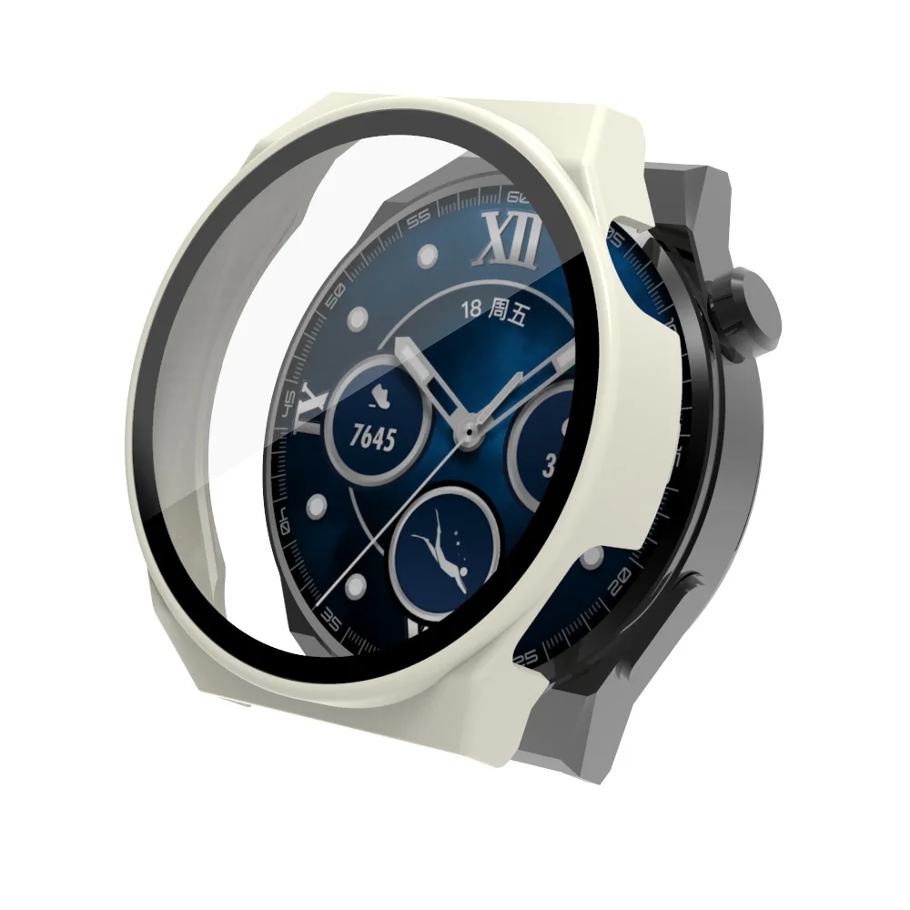 Жесткий Чехол-рамка из поликарбоната для смарт-часов Huawei watch GT 3 Pro 46 мм чехол с полным покрытием стеклянная защита экрана оболочка