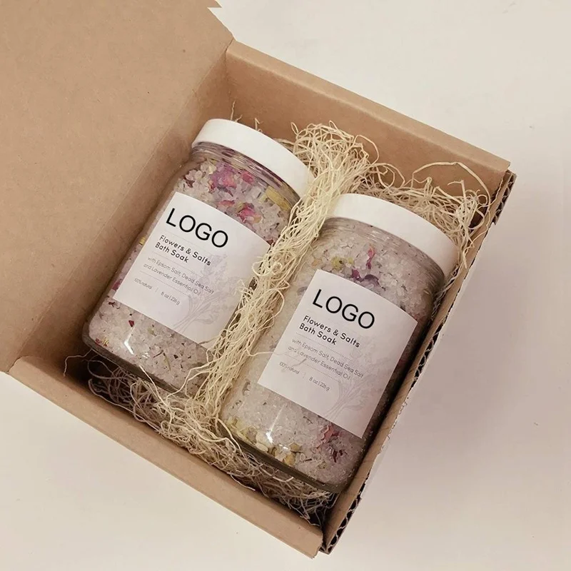 Natural Rose Spa Himalayan Private Lable Soak Packaging Bath Salt
