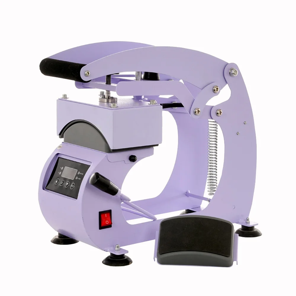 hat heat press machine heat press lower platen with LCD Timer and Temperature sublimation heat press machines