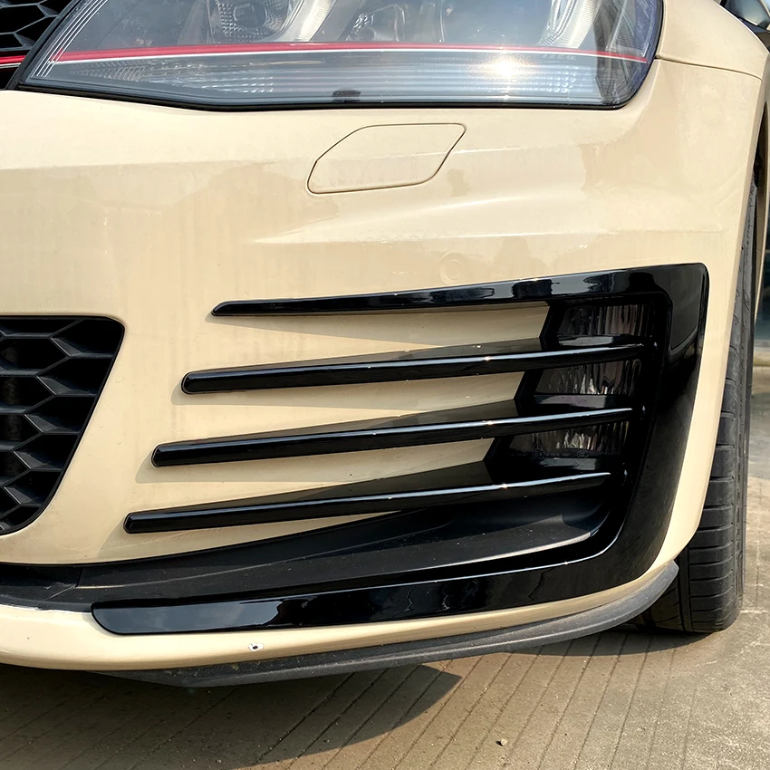 Front Bumper Fog Lamp Flag Stickers Body Kits for Volkswagen Golf MK7 GTI 2013-2016 Accessories